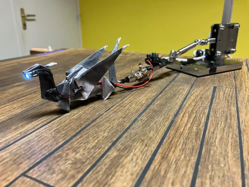 dragon actionné avec led